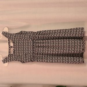 Geometric pattern A line dress